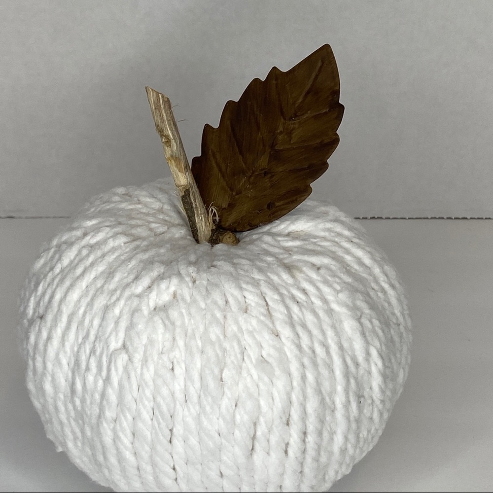 Handmade Pumpkin Wrapped w/ Cotton Rope